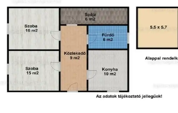 Eladó családi ház, Dömsöd 2 szoba 65 m² 22 M Ft