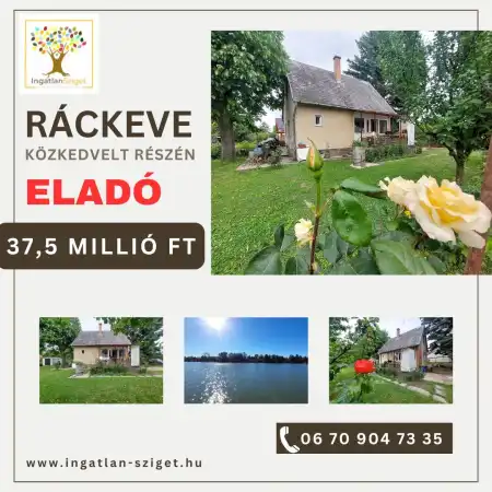 Eladó nyaraló, Ráckeve 3 szoba 38 m² 33 M Ft