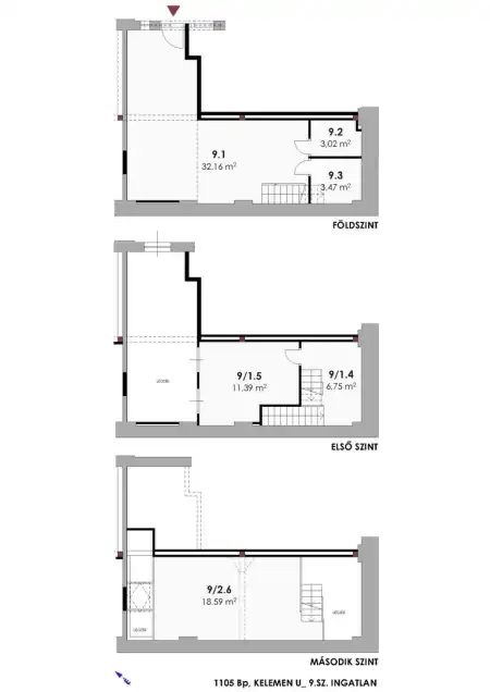 Eladó téglalakás, Budapest, X. kerület 3+1 szoba 75 m² 31.5 M Ft