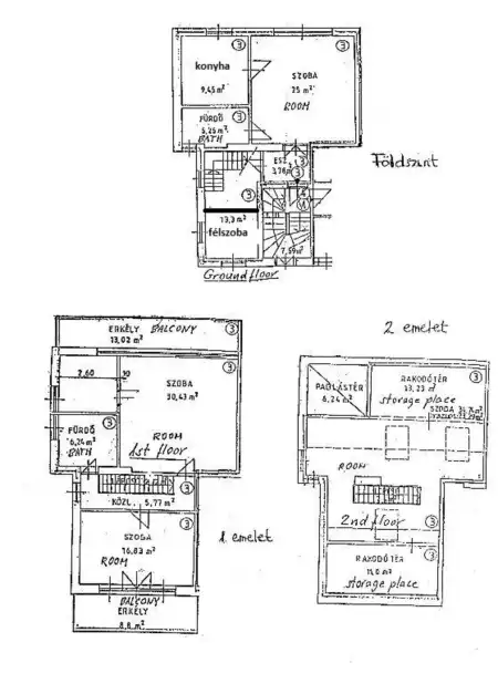 Kiadó téglalakás, Budapest, II. kerület 5+1 szoba 168 m² 500 E Ft/hó